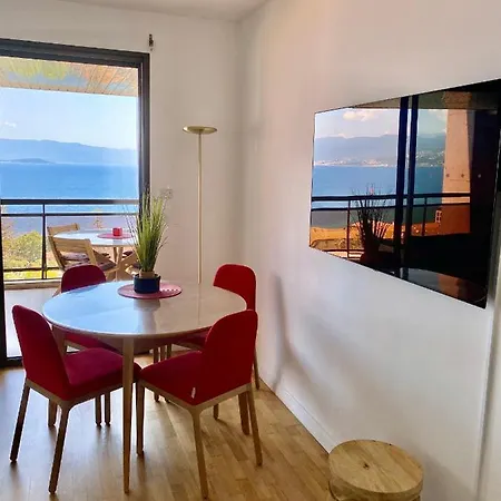 Grand T2 Standing Ajaccio Proche Centre Et Plages Vue Panoramique Parking Prive Exterior photo