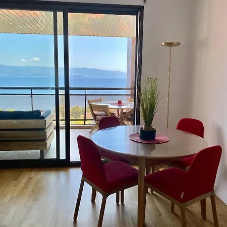 Grand T2 Standing Ajaccio Proche Centre Et Plages Vue Panoramique Parking Prive Exterior photo
