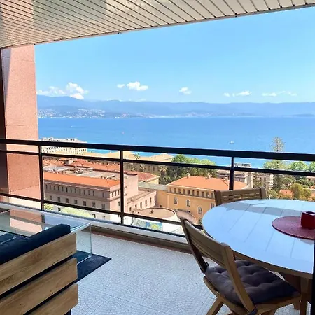 Grand T2 Standing Ajaccio Proche Centre Et Plages Vue Panoramique Parking Prive Exterior photo