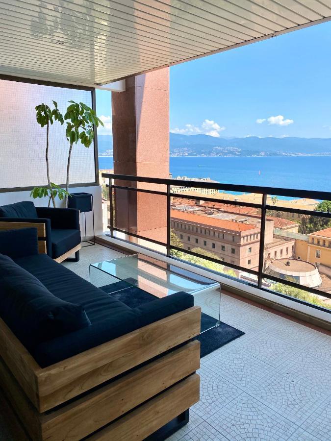 Grand T2 Standing Ajaccio Proche Centre Et Plages Vue Panoramique Parking Prive Appartamento Ajaccio (Corsica)